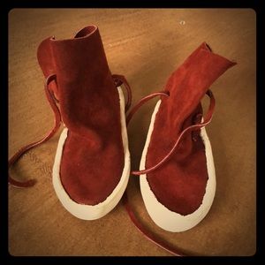 Handmade Leather Moccasins - Toddler